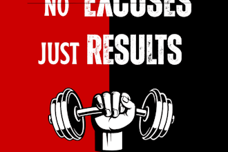 a premium and bold gym poster