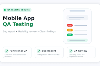 test your website mobile app or game and report bugs