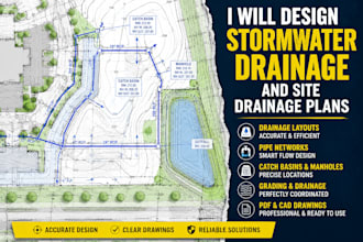 design stormwater drainage systems and drainage layouts