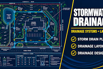 design stormwater drainage systems and drainage layouts
