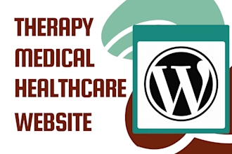 therapy website, medical website, healthcare website, therapy on wordpress
