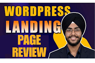 design or review landing page for sales and cta button