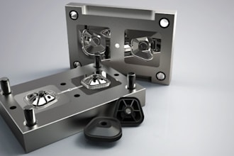 design plastic injection mold with dfm analysis and moldflow simulation