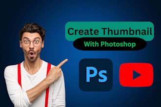 design professional youtube thumbnails using photoshop