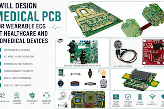 design medical pcb for wearable ecg iot healthcare and biomedical devices