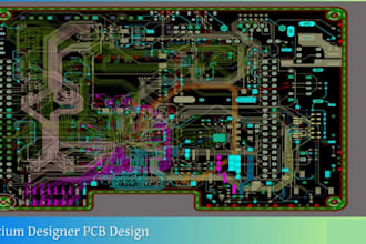 design pcb, schematic, gerber files and bom using altium designer