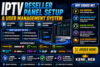 set up reseller panel and user management system