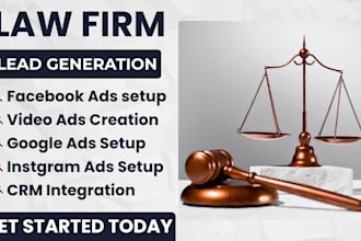 law firm lead, law firm facebook ads, law firm google ads, law firm video ads