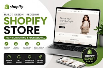 develop shopify design and website development