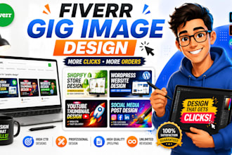 design clickable fiverr gig image gig picture cover youtube fiverr thumbnail