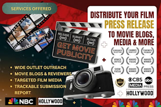 do premium film press release distribution submit article to top indie film site