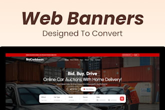 design a professional web banner for your business