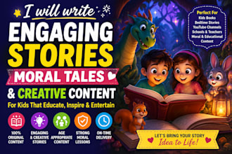 write engaging stories moral tales and creative content