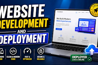 do website development and deployment