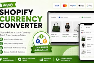 install and configure shopify multi currency converter for global sales