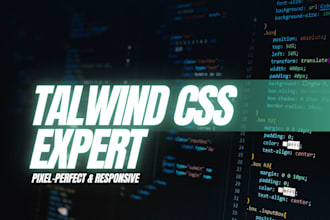 convert your design to a responsive tailwind CSS website