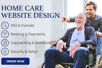 build home care website, home care leads funnel for agencies