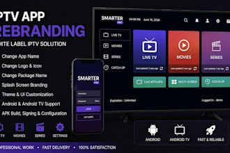 do rebrand latest iptv  apk xciptv ibo player with dns