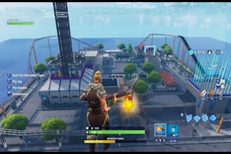 build custom fortnite uefn map, tycoon map, fortnite map, creative map box fight