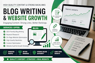 design blogging website SEO and backlinks