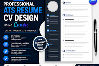 design professional ats resume cv design
