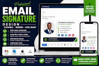 create a clickable HTML email signature for gmail, outlook and apple mail