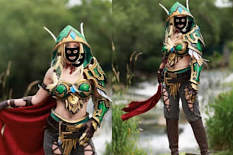 custom cosplay costume fantasy armor eva foam cosplay and prop design
