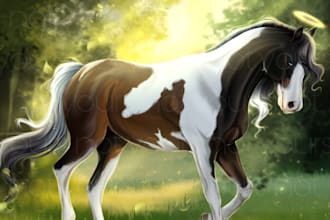 make a equestrian logo