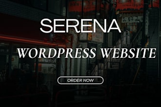design website and wordpress