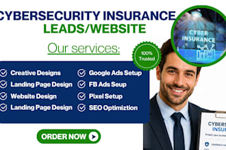 cybersecurity insurance leads life insurance leads medicare insurance website