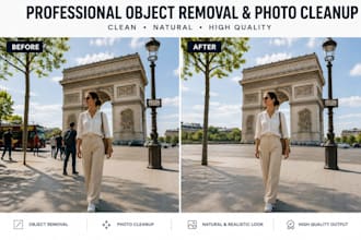 remove unwanted objects from photos professionally