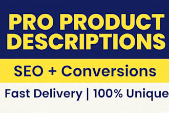 product descriptions for amazon shopify ebay stores