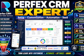 develop custom modules and setup perfex CRM