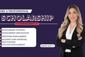 research and apply for fully funded masters, phd scholarships, and fundraising