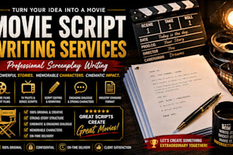 do movie script writing