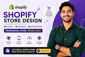 redesign shopify store, shopify website redesign and shopify SEO