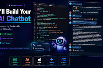 build an advanced ai chatbot and telegram bot using python