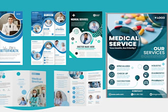 design medical brochure patient education material presentation for hospital
