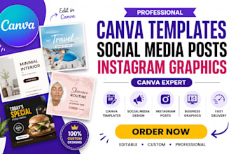 design canva templates, social media instagram posts