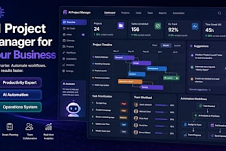 be your ai project manager for productivity and operations