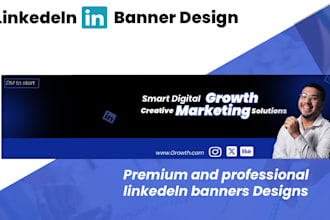 design pro linkedin banner for personal branding