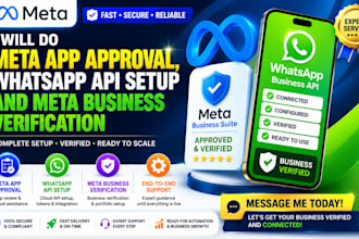 setup whatsapp api, meta verification business manager