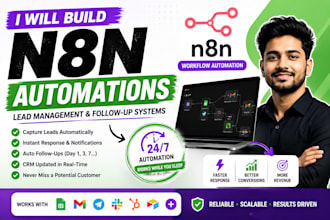build n8n lead management and follow up automation