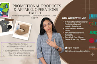 provide expert promotional products order management and b2b sales support