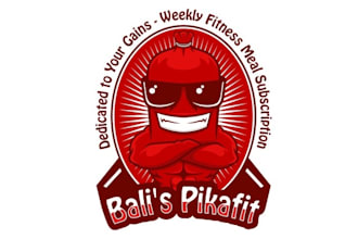 design amazing fitness gym brand logo