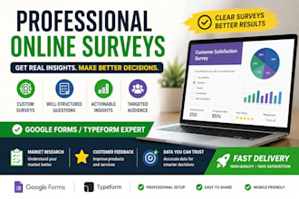 create online surveys and gather real responses