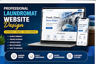 design modern laundry dry cleaning laundromat and cleaning service website