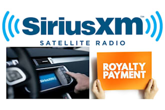 target real audience play song on sirius xm everyday for 30 days with royalties