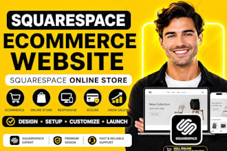 build squarespace ecommerce website squarespace online store squarespace website