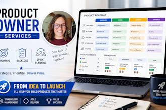 be your product owner or project manager